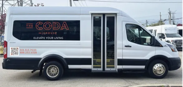 coda shuttle for student housing in syracuse ny